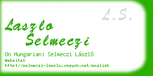 laszlo selmeczi business card